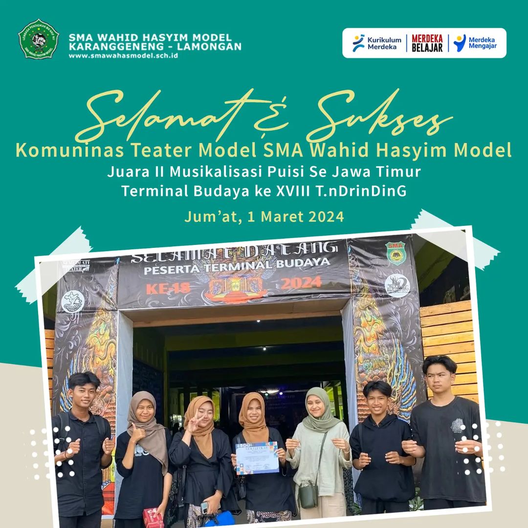 Juara II Musikalisasi Puisi Se-Jawa Timur