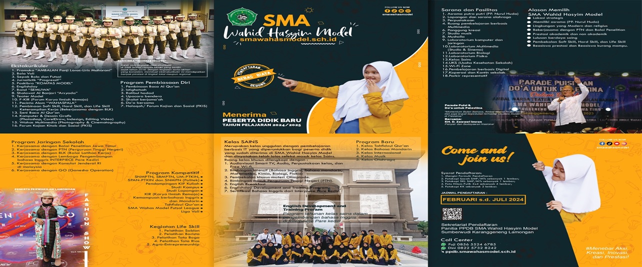 PPDB SMA Wahas Model 2024